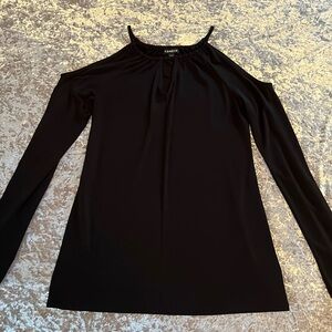 Express Black Shoulder Top Size XS